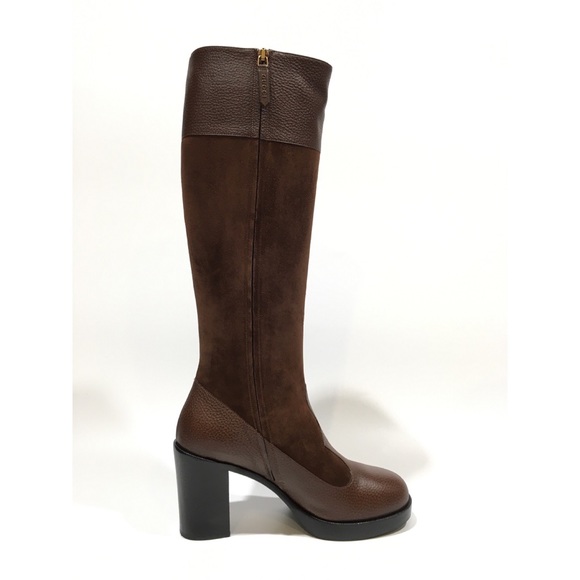 Gucci Brown Heeled Boots - Picture 2 of 10